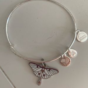 Alex&Ani  purple butterfly  bracelet